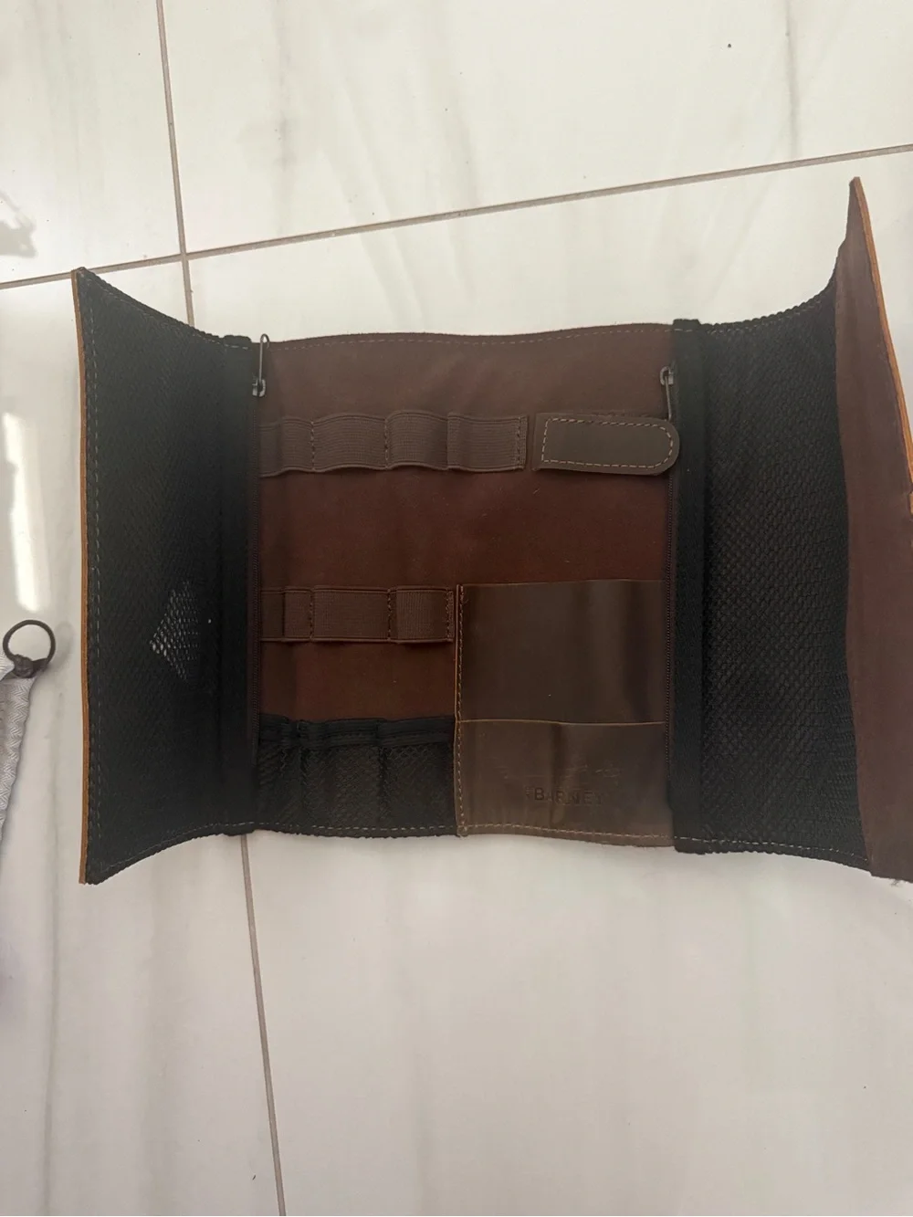 Barney Travel Wallet Leather Handcrafted Gift